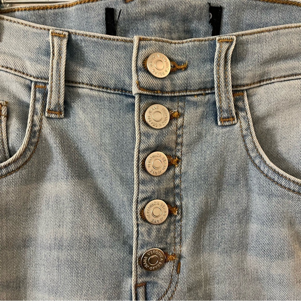 Veronica Beard High Rise Jeans Baby Boot Carolyn Ribbon Stripe‎ Aire 29/8 - Picture 8 of 14